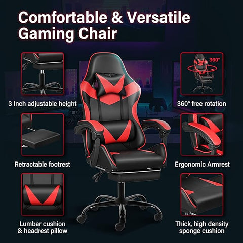 ¡Silla gamer cómoda en mega promoción!