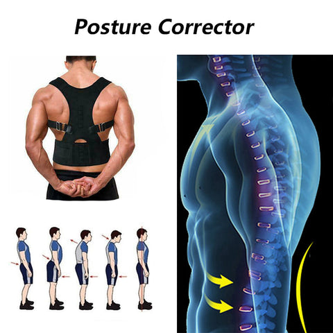 Corrector Postura Espalda Soporte Lumbar Ortopedico Faja.