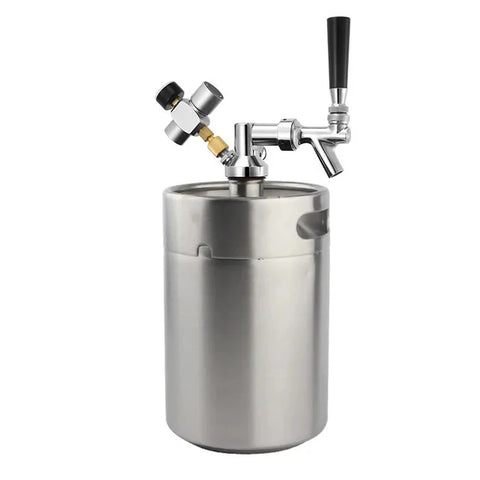 Chopeira Mini Keg de 2 Litros con Mini Regulador de CO2