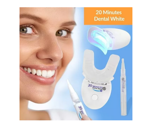 Kit De Blanqueamiento Dental White Ligth 20 Minutos Aplicador Facil Uso